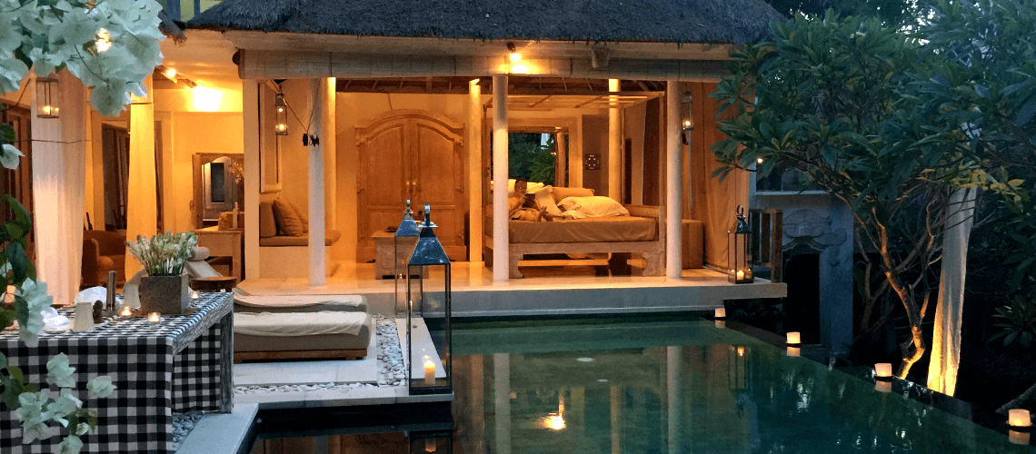 Relaxing at Villa Sungai Gold, Bali