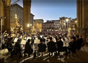 Students performing at Florence International Youth Festival